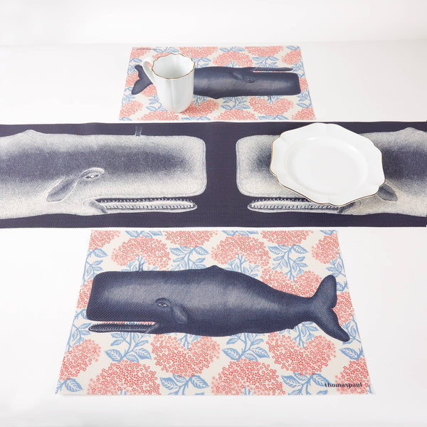 Moby Vinyl Table Runner 12x70