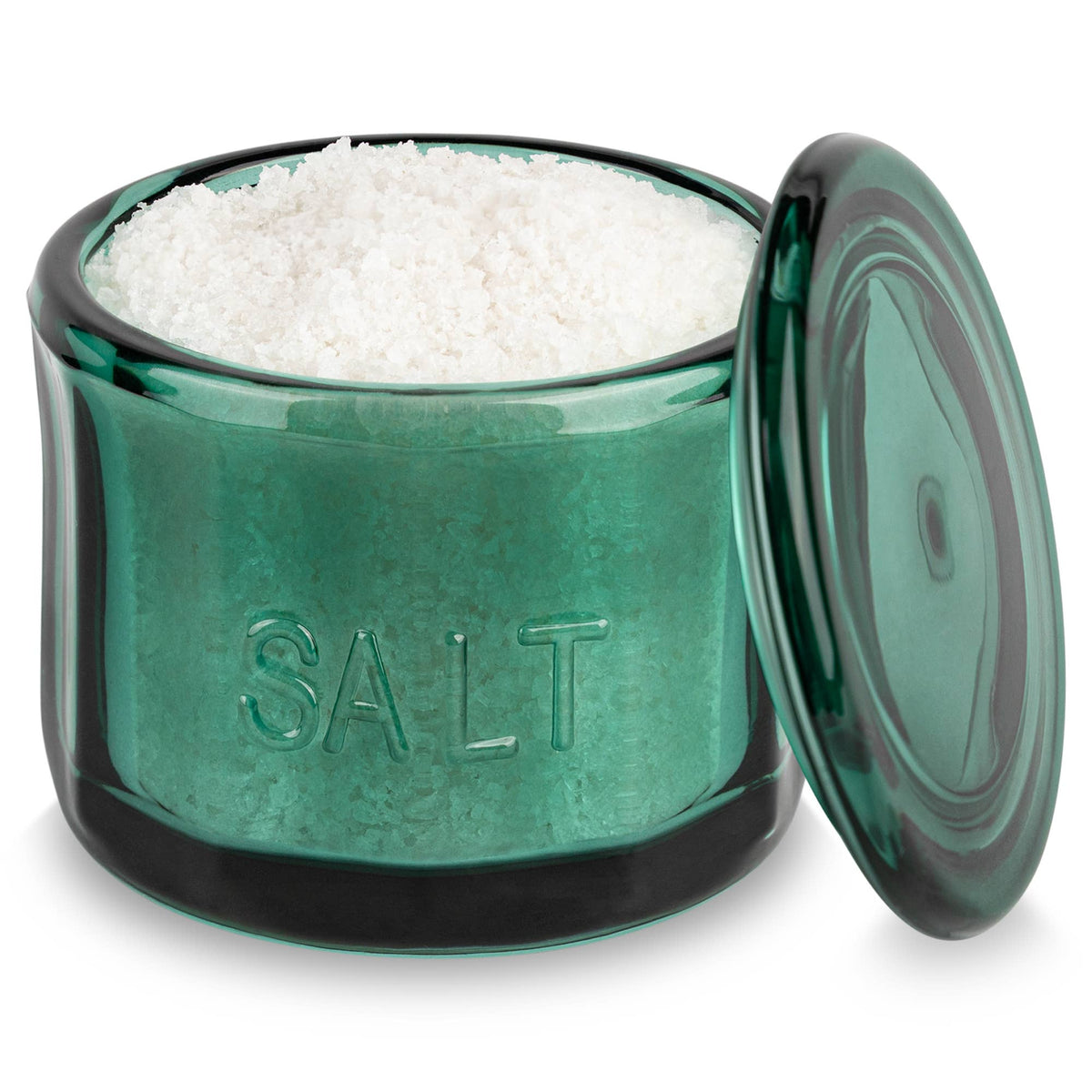 Embossed Salt Cellar & Lid