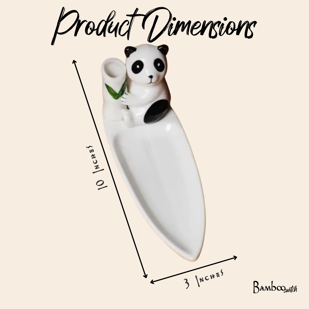 Panda Serving Plate & CS Holder