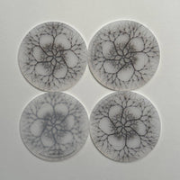 Silicone Coasters Flora