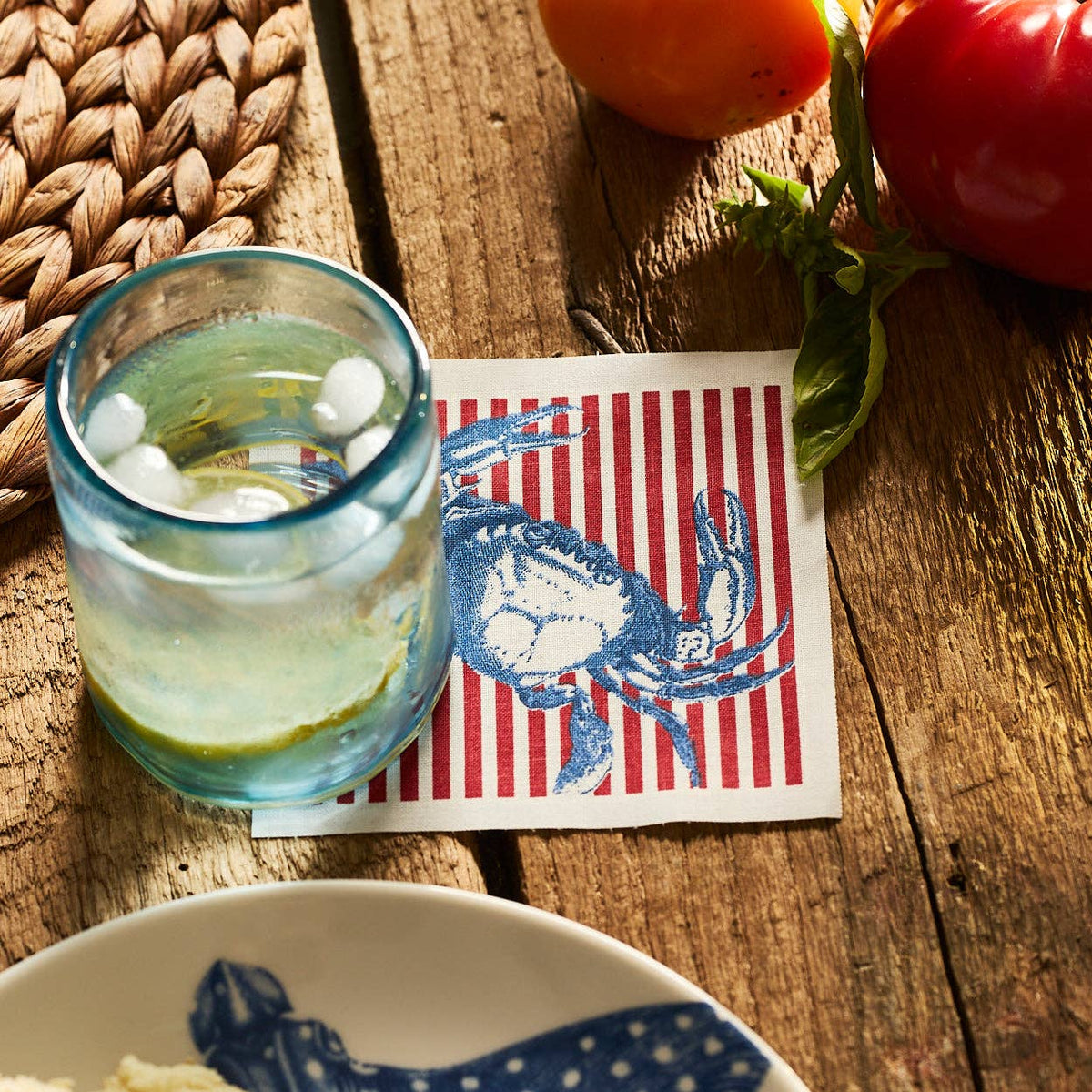 Seaside Cocktail Napkin Roll