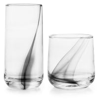 Black Ribbon Glassware