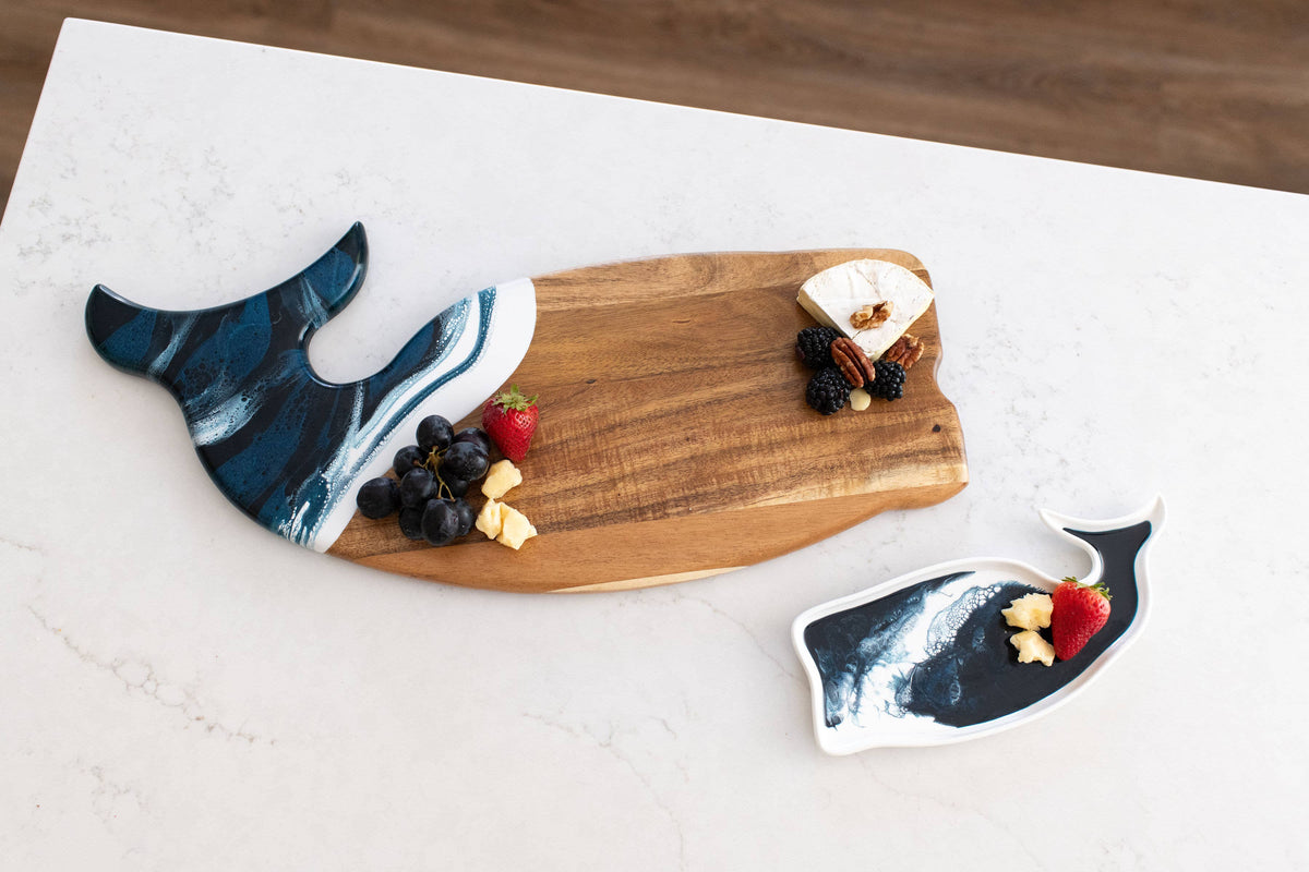 Ceramic Resin Whale Tray
