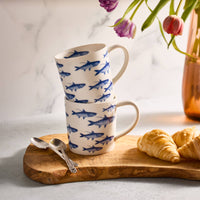 Porcelain School of Fish Mug