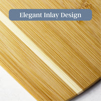 2pc Bamboo Board Set Striped