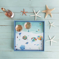 Beach Vista 15" Square Art Tray