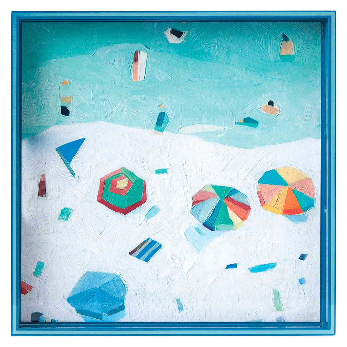 Beach Vista 15" Square Art Tray