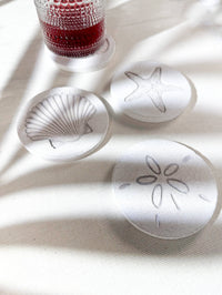Shoreline Stoneware Coasters
