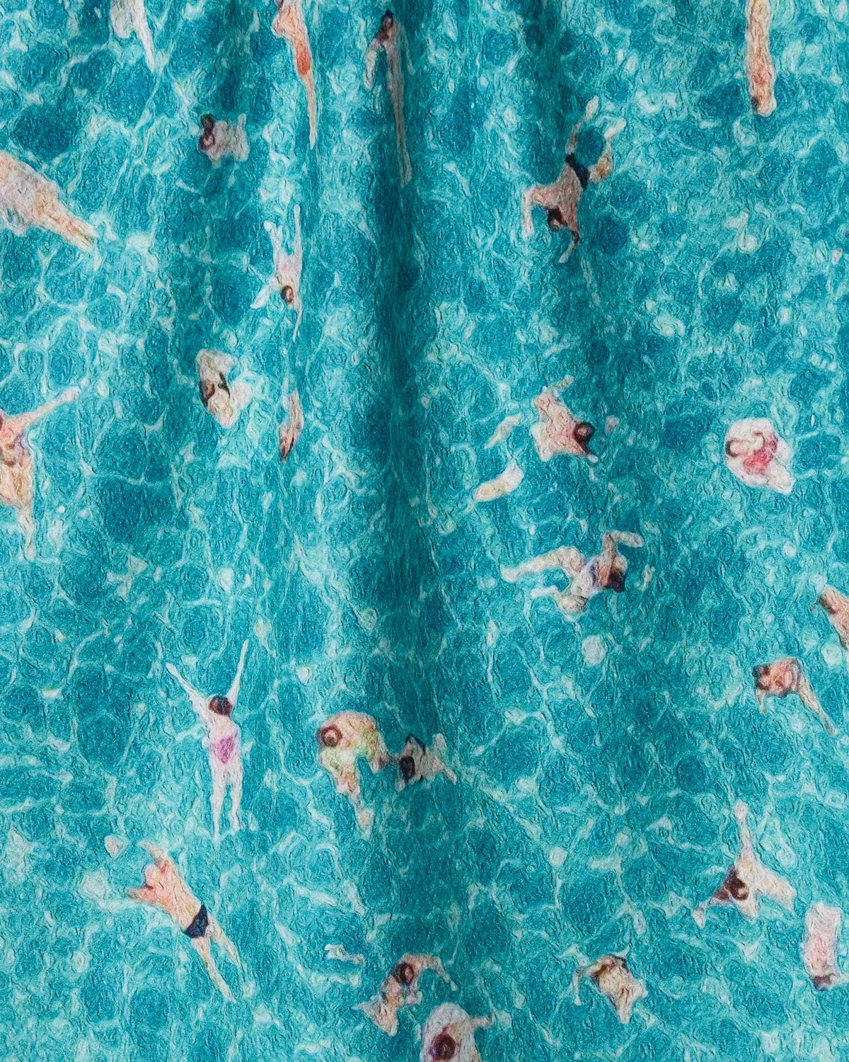 Geometry Towel Swimming Crowd