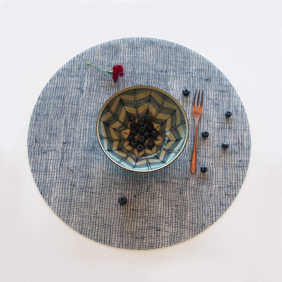 Silicone Linen Placemat Round