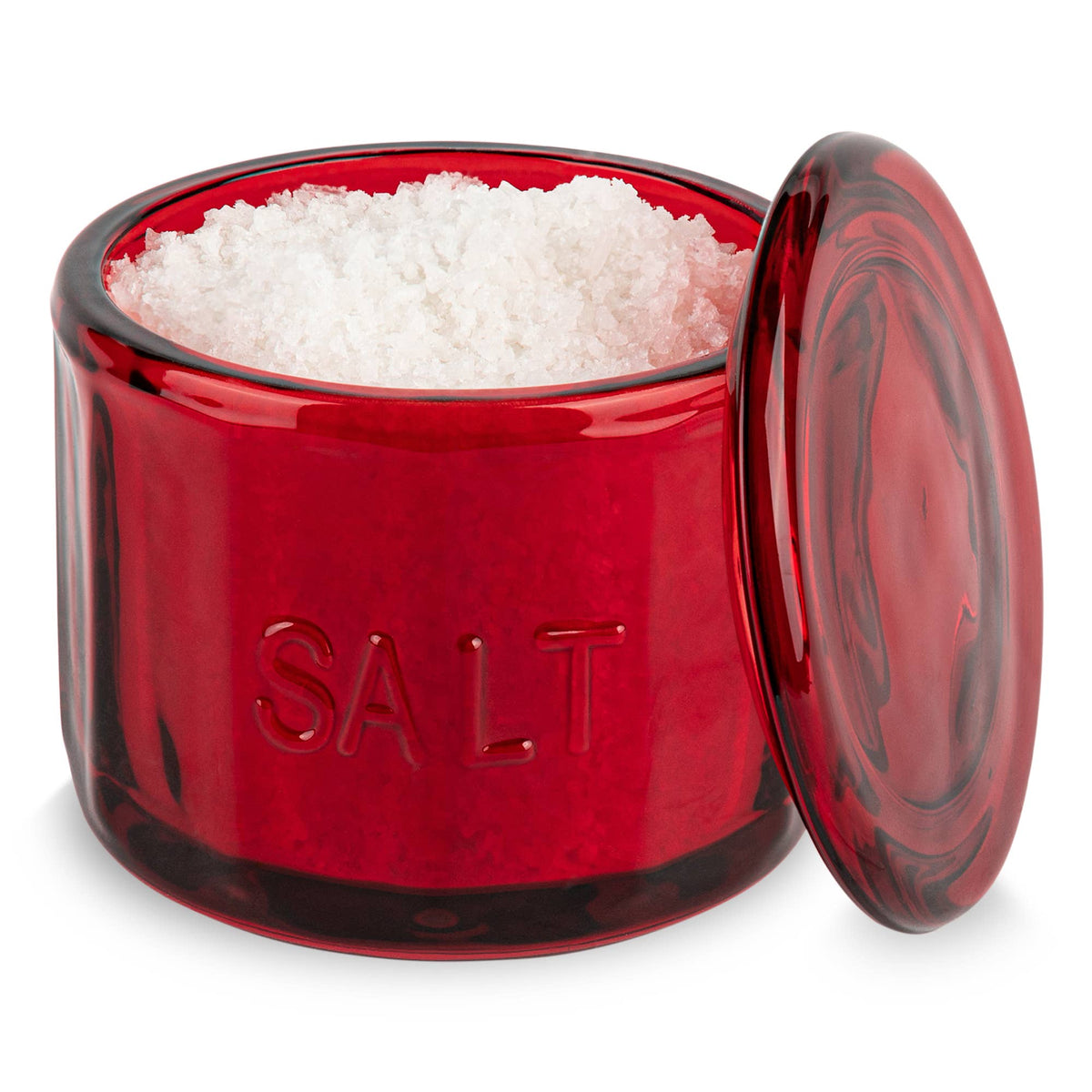 Embossed Salt Cellar & Lid
