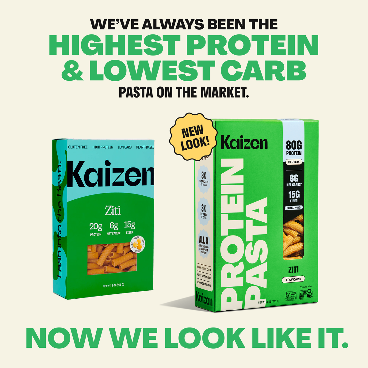 Kaizen Ziti Protein Pasta