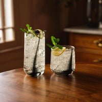 Black Ribbon Glassware