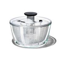 Glass Salad Spinner OXO Pump