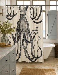 Octopus Shower Curtain