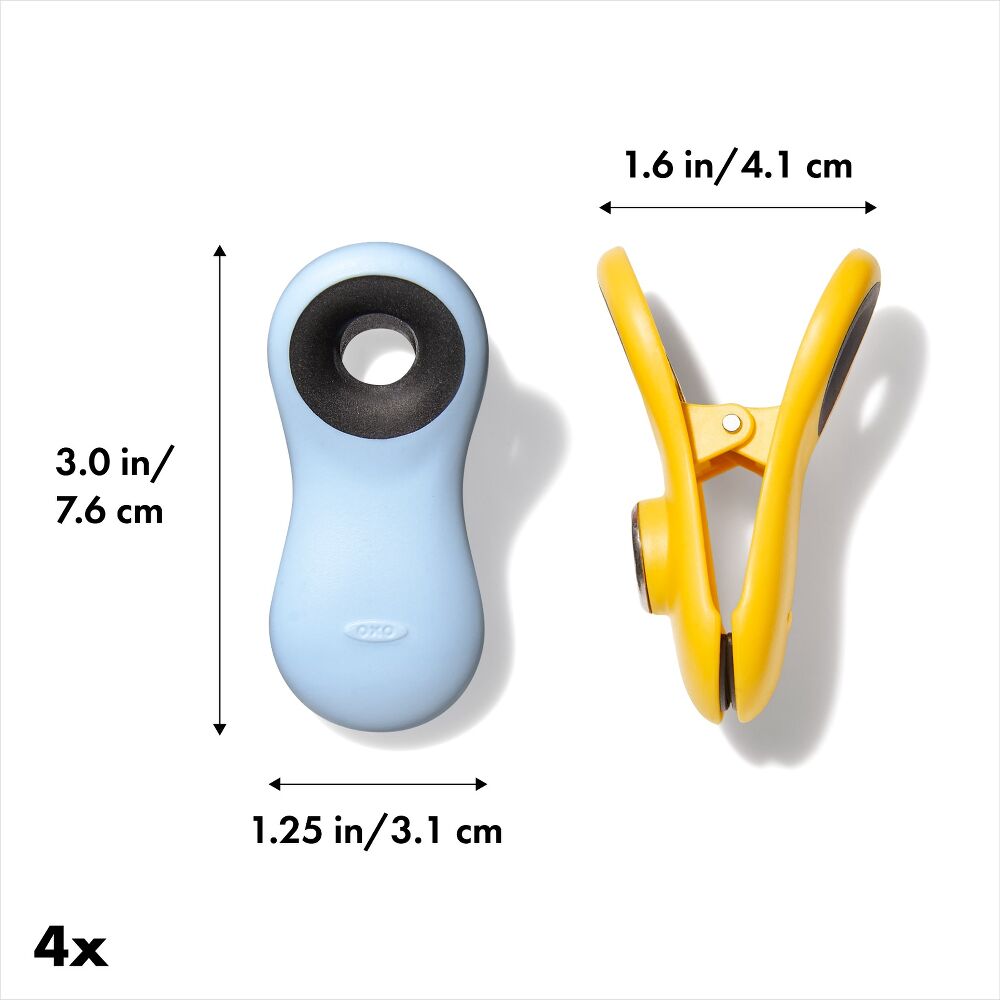 Magnetic All Purpose Clips s/4