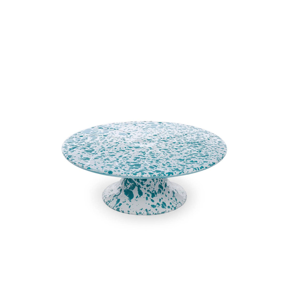 Cake Stand Enamelware Splatter