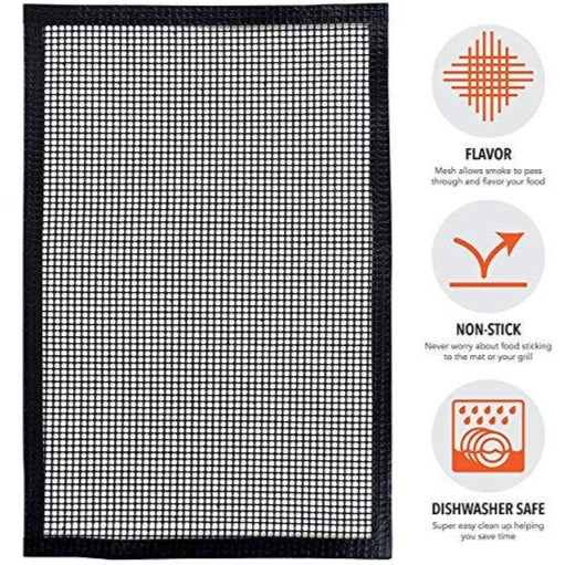 BBQ Mesh Grill Mat Set 2