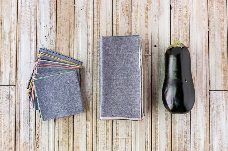 Denim Chambray Dinner Napkins