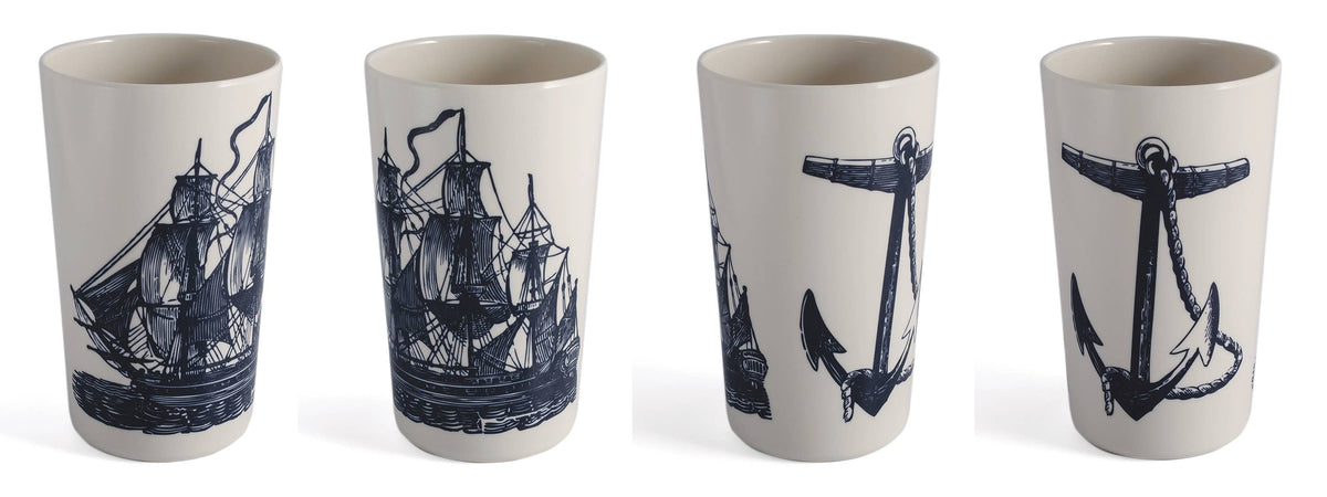 Scrimshaw Tumbler Set