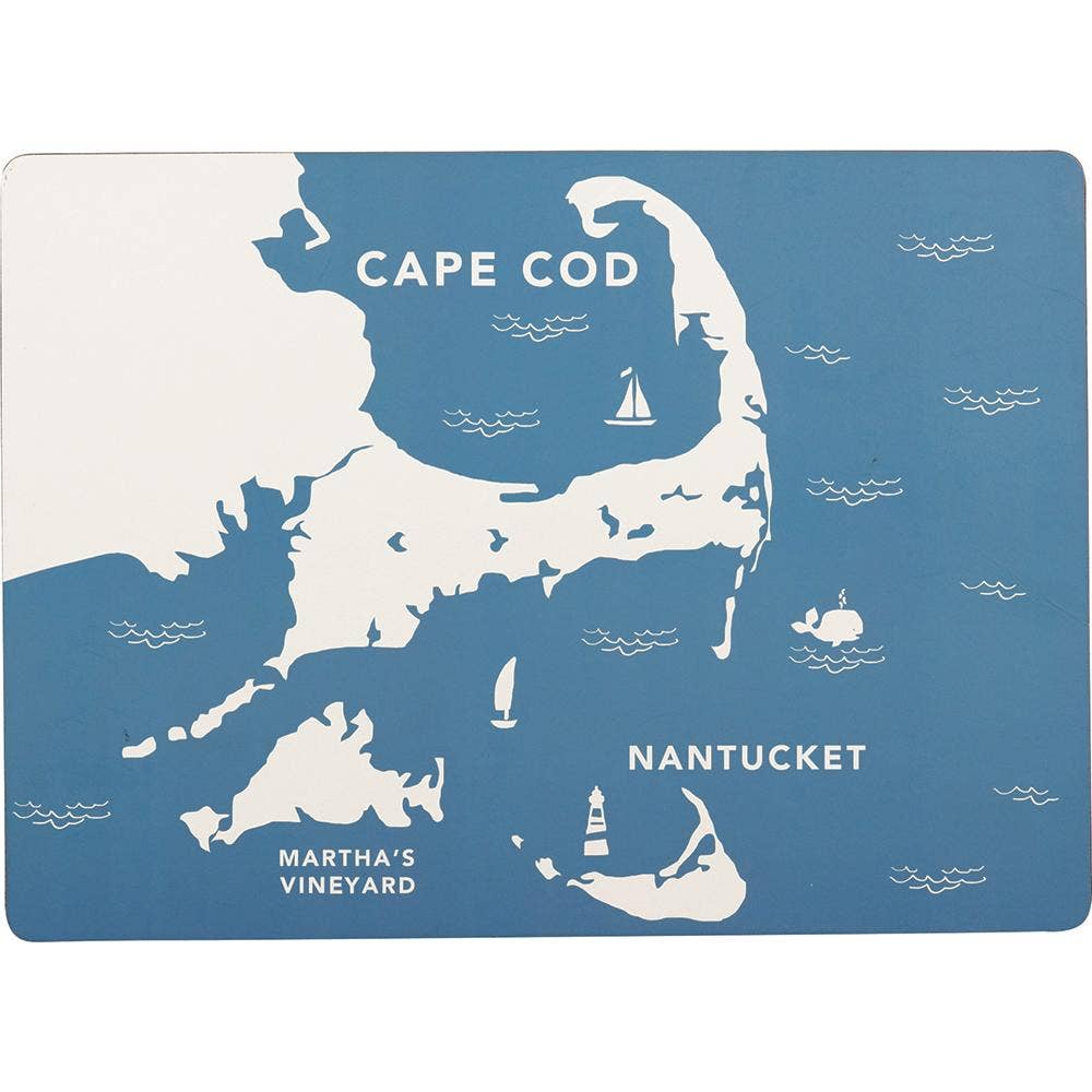 Coastal Cape Hard Placemats Set