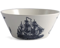 Scrimshaw Serving Bowl