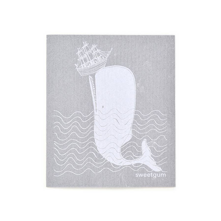 Whale Swedish Dishcloth