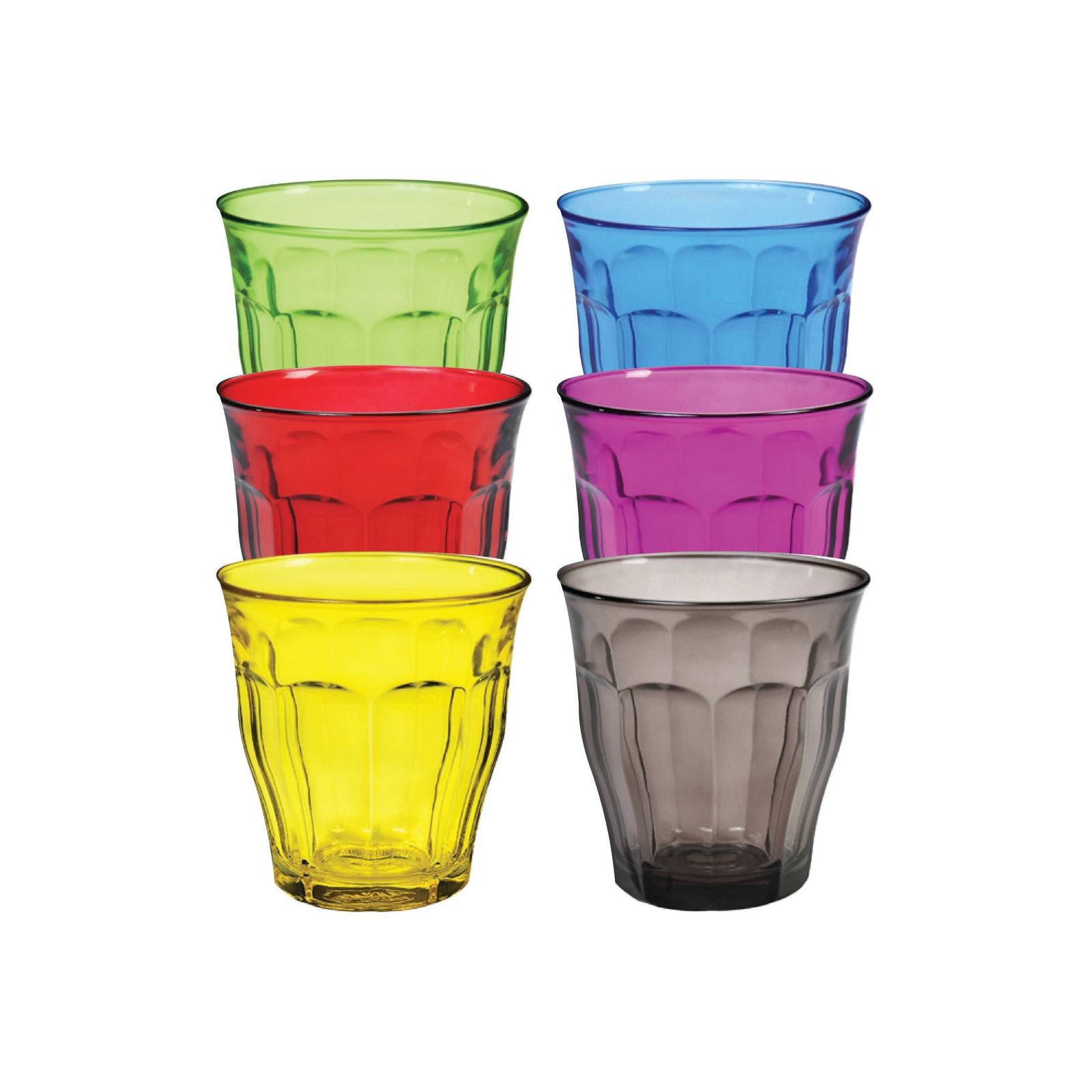 Teardrop 5oz Rainbow Acrylic Tumbler Glasses