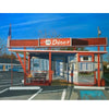 kate ryan art route 28 diner giclee photo realism painter