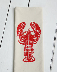 Lobster Tea Towel organic