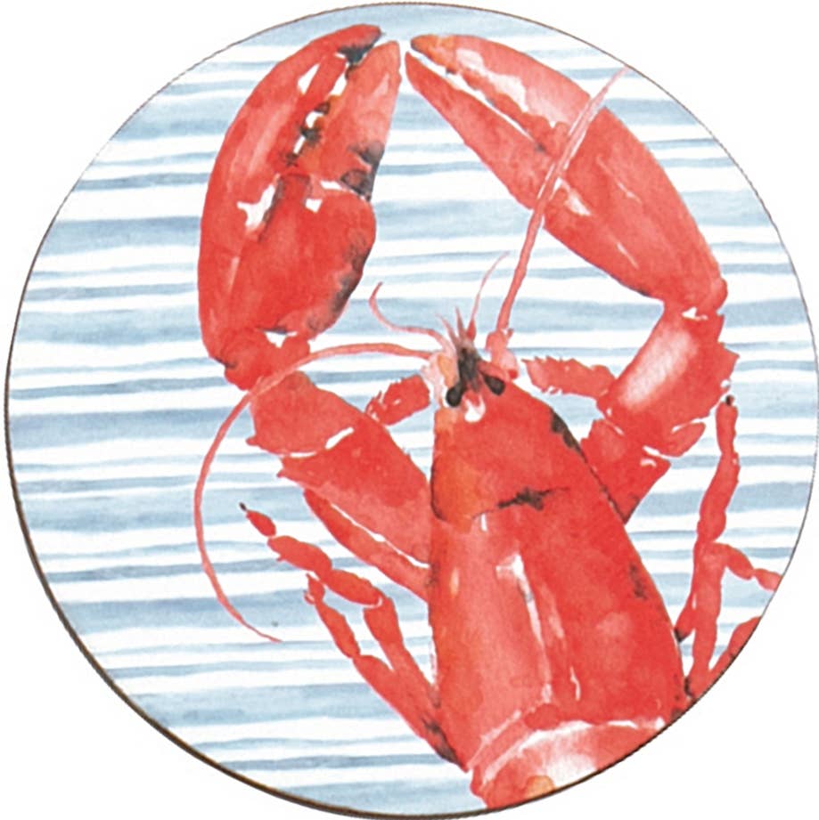 Lobster Art Coaster Set