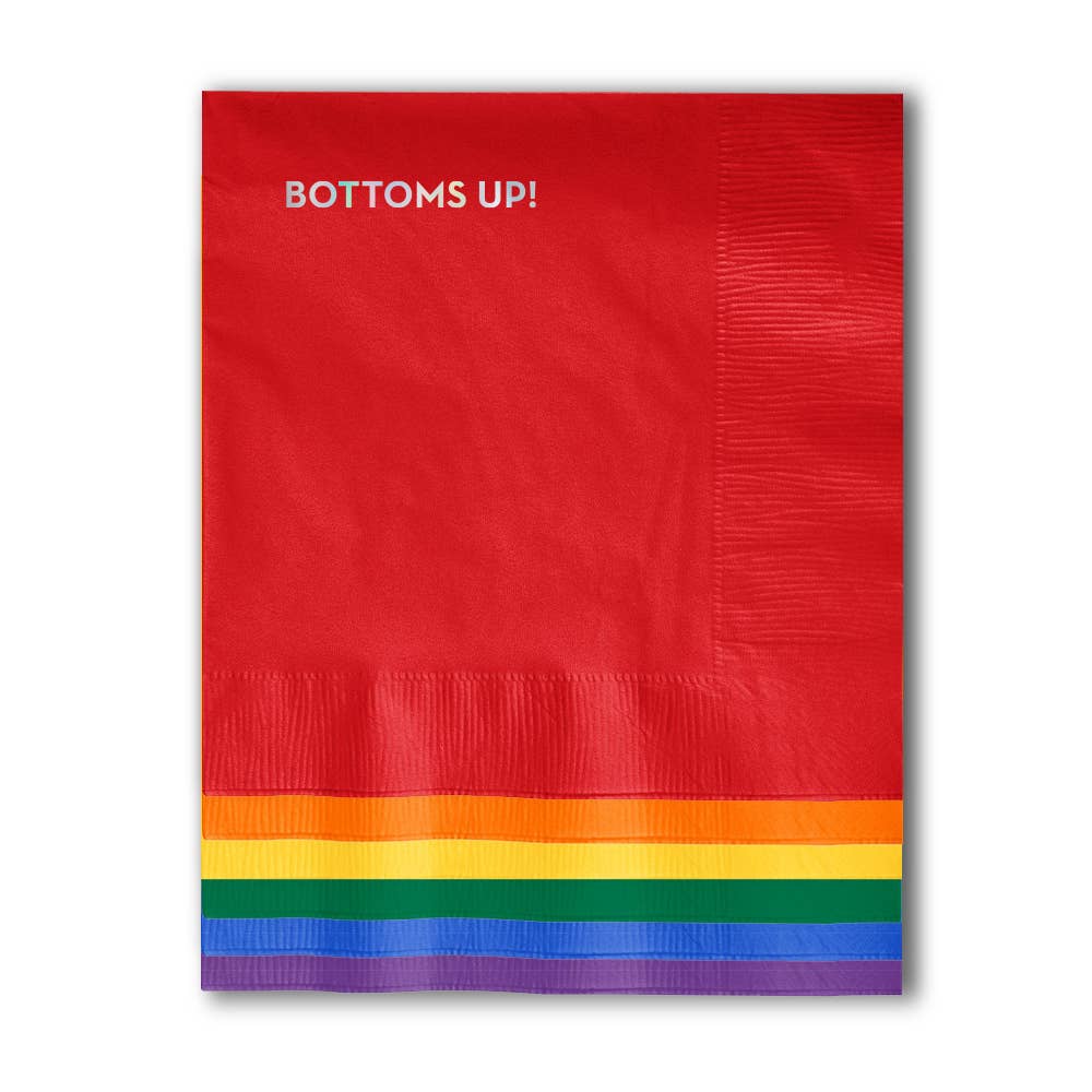 Bottoms Up Napkins Multicolor