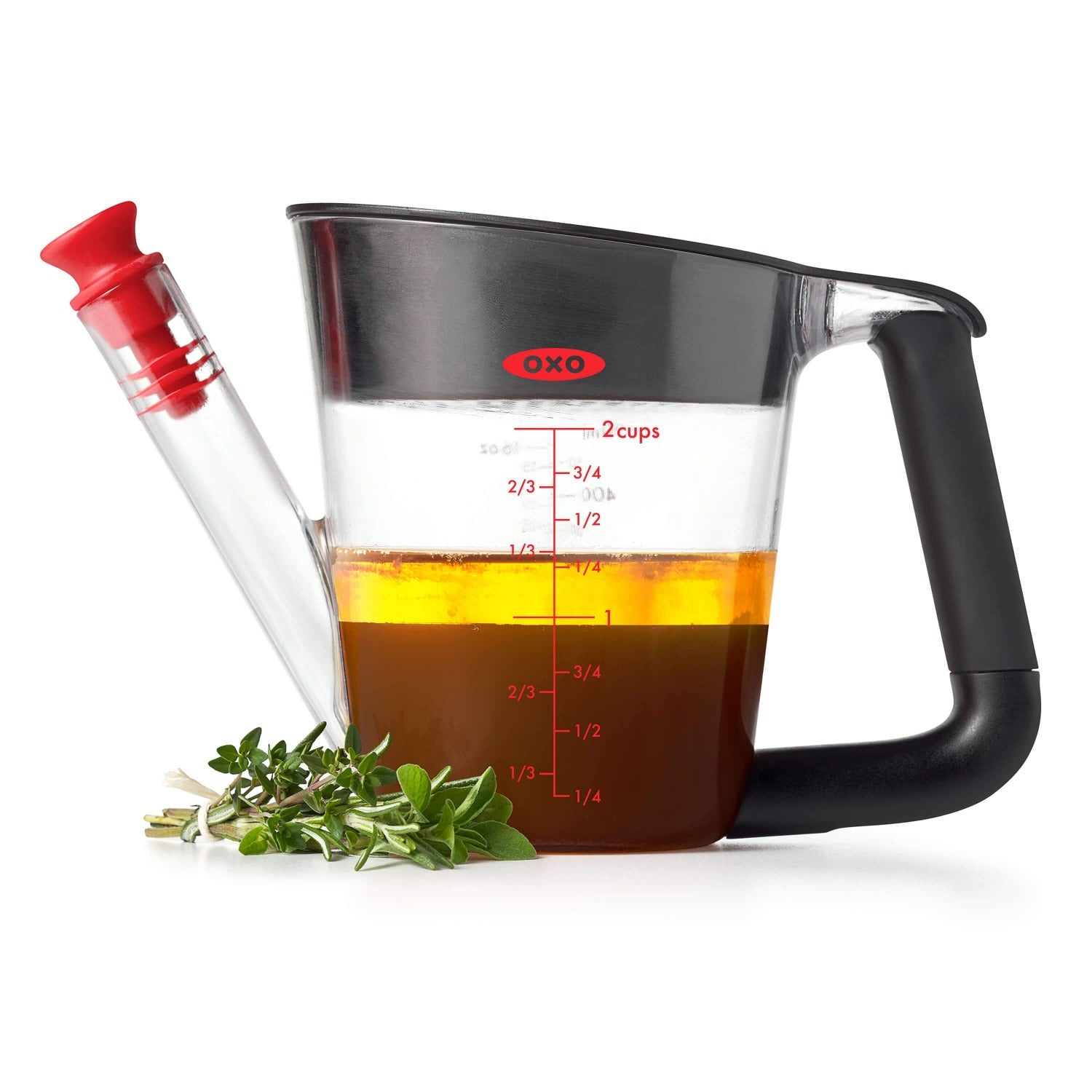 fat seperator 2 cup easy strain and pour oxo