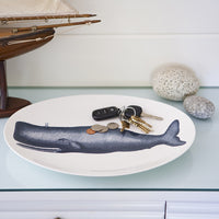 Scrimshaw Oval Moby Platter