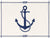 Vinyl Placemat Rope & Anchor