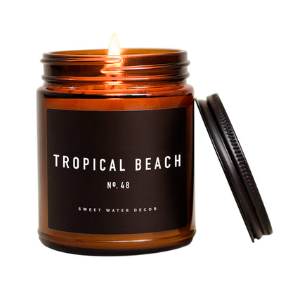 Soy Candle Amber Jar 9oz