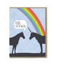 rainbow unicorn lgbt card