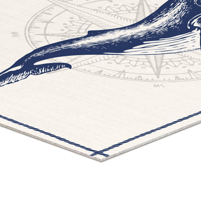 Thick Vinyl Placemat Whale